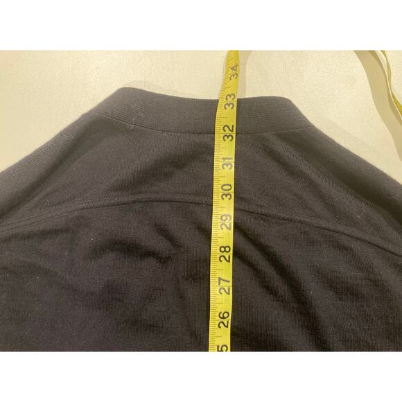 COS Navy Blue 100% Wool Oversized Cardigan Sweater Sz Large Pockets Buttons - Picture 4 of 8